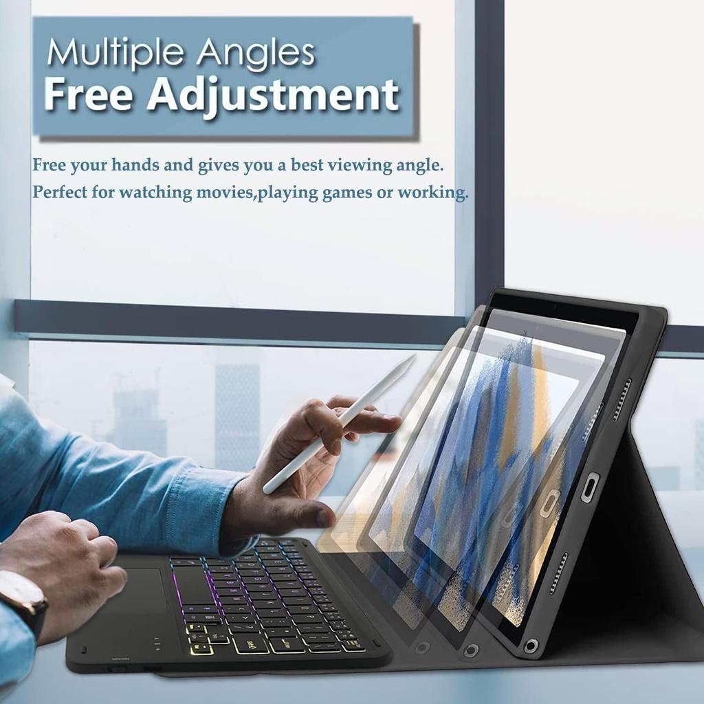 Lenovo M11 2025 Tablet Case with Touchpad Luminous Bluetooth Keyboard