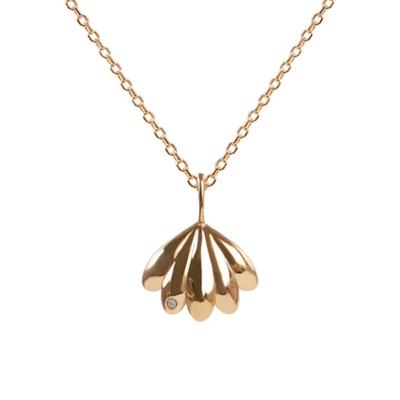 Eveningbell [silver925] Bada Necklace (gold)