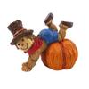Boys And Girls Pumpkin Scarecrow Ornaments Lovely Pumpkin Statue Holiday Gifts   Christmas