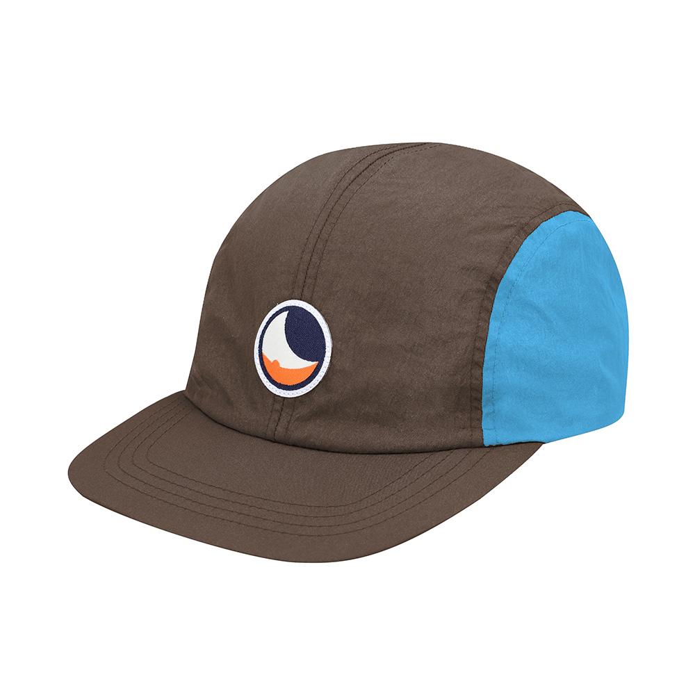 Tikestudeomun Classic Patch Two-Tone Camp Cap Brown Aqua Blue (Classic Patch Two Tone Camp Cap Brn/Aqb)