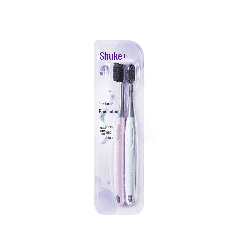 Shuke Carbon Silk Energy Soft Bristle Toothbrush 6-Pack