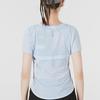 Under Armour Solid Color Crew Neck T-Shirt Women Tops Light-Blue 1361371-438