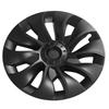 4PCS Wheel Hub Cap Strong Power Powerful Protection Wheel Rim Cover Replacement For Tesla Model 3 2017‑2023 Matte Black