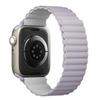 Pasek do Apple Watch Series 1 UNIQ Reversible Magnetic Lilak-Biały