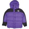 Logo Embroidery Patchwork Fleece Lined Hooded Puffy Down Jacket Winter Men's Purple NF0A4QYPNL4
