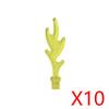 MOC Medieval Building Blocks Compatible Flame Feather Camping Wooden Pile Bonfire Tent Accessories Model Mini Bricks Toys Gifts