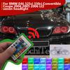 Lumină cu inele cu halou LED RGB multicolor pentru ochi de înger pentru BMW E46 325ci 330ci Convertible Coupe 2004 2005 2006 far cu xenon LCI