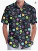 Summer Hawaiian Shirt Men's Fashion Digital Printing Short Sleeve One Hong Kong Trendy