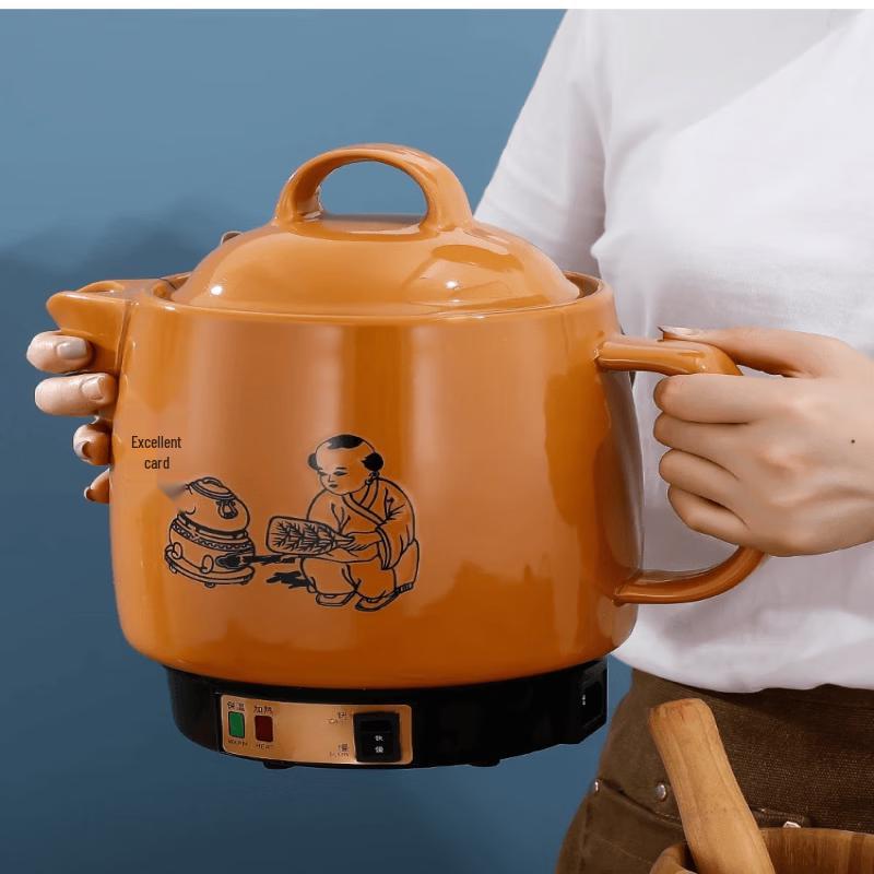 Pentola Ceramica Elettrica Automatica Wutuo per Erbe e Salute