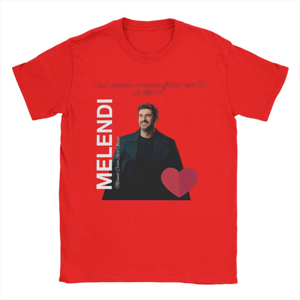 Men Rapper Melendi T-Shirts 2025 Album Tour Cotton Clothes Summer  T Shirt O-Neck Fashion Casual Tee Shirt Plus Size 5XL 6XL