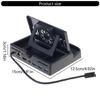 6 In1 Steam- Deck Dock with HDMI2.0 4K@60Hz Gigabit-Ethernet 3 USB 3.0 Port