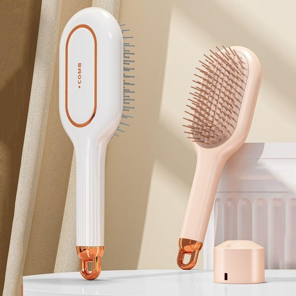

Head Massage Air Cushion Comb Large Board Airbag Combs Women Hair Brush For Wet or Dry Hair бежевий