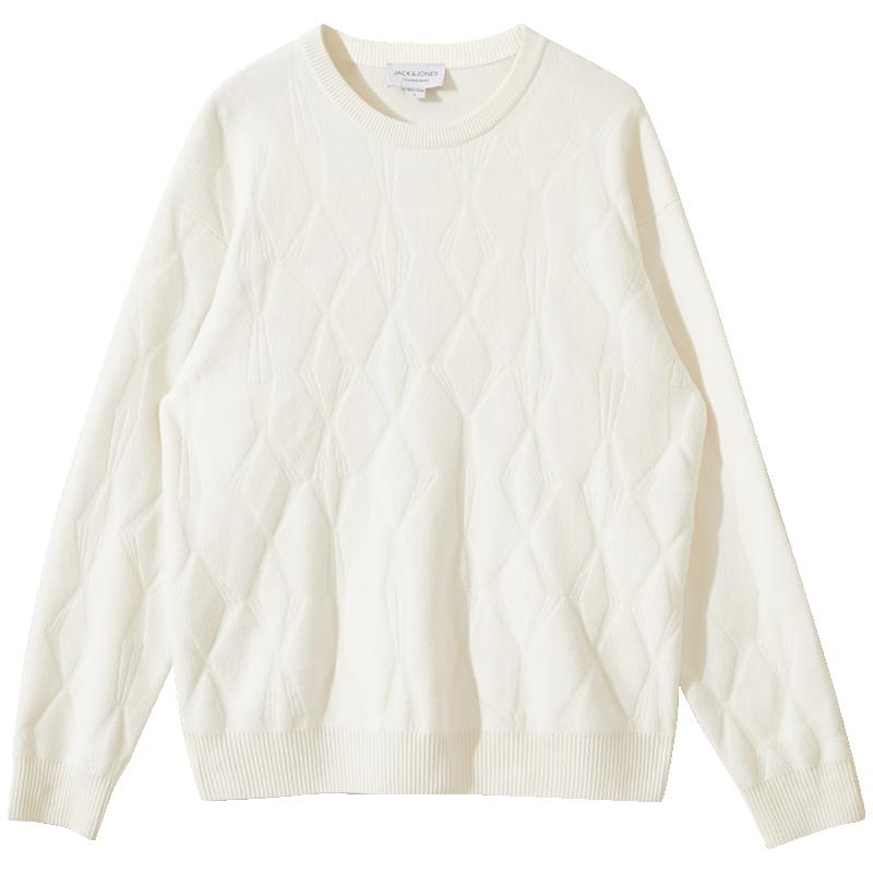 Мужской вязаный свитер Jack & Jones с круглым вырезом XL