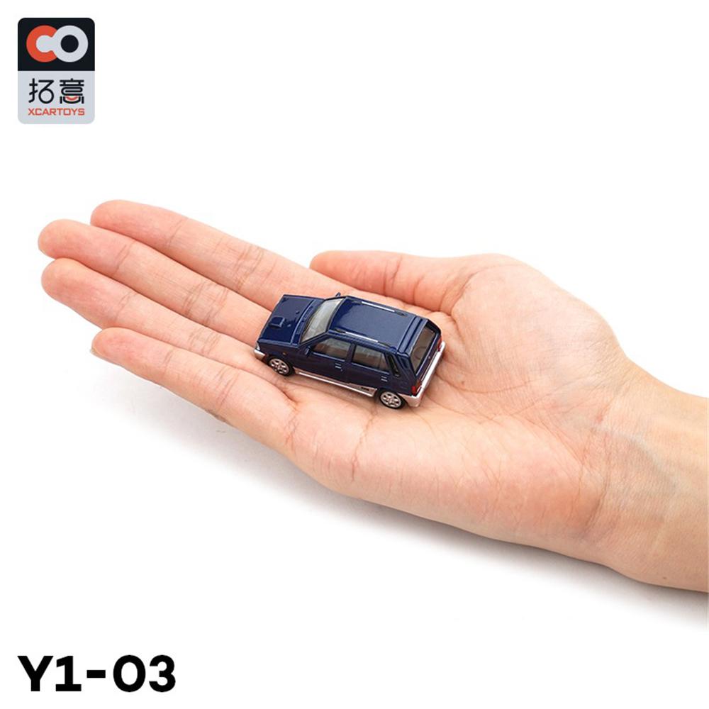XCARTOYS 1/64 Miniature Model Alloy Car Model Toy Suzuki Alto Happy Prince Blue Real Appearance Decoration Collection Toy