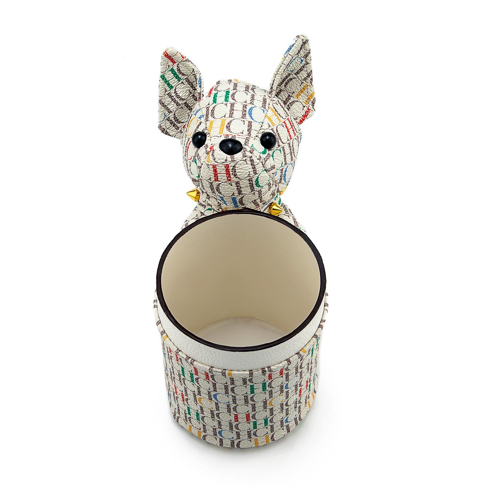 Elegant Puppy Pencil Holder with Gift Box - Stylish Light Luxury Bestseller