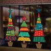 Christmas New Arrival Window Wall Stickers Self-adhesive Living Room Christmas Tree Home Party Decoration Stickers Supplies