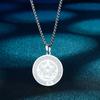 Kinitial Stainless Steel Cancer Zodiac Necklace Pendant for Women Girls Twelve Constellation Chocker Necklaces Jewelry Gift