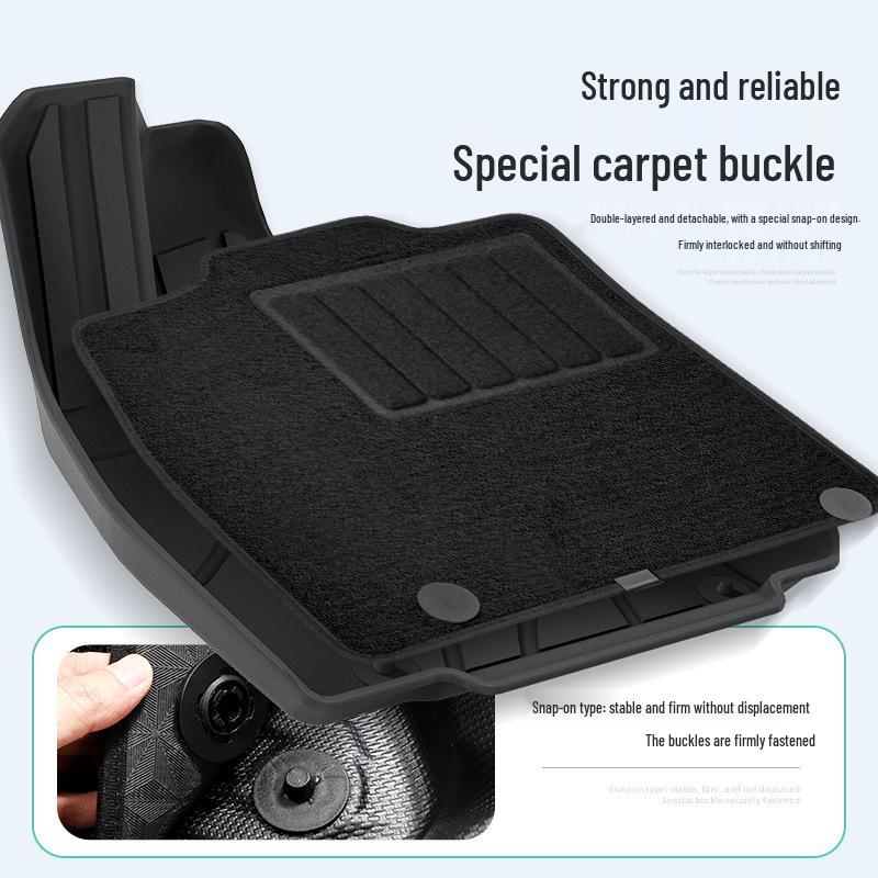 Custom TPE Floor Mats for 25 Galaxy Starry 8 Car Models - Stain-Resistant Trunk Mats Included