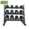 CAOX Rubber Coated Round Head Fixed Dumbbell