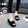 Fashion Summer New Women's Flip Flops Outdoor Wear Super Fairy Thick Bottom Anti-Slip Wear-Resistant Fashionable Beach Ladies Slippers