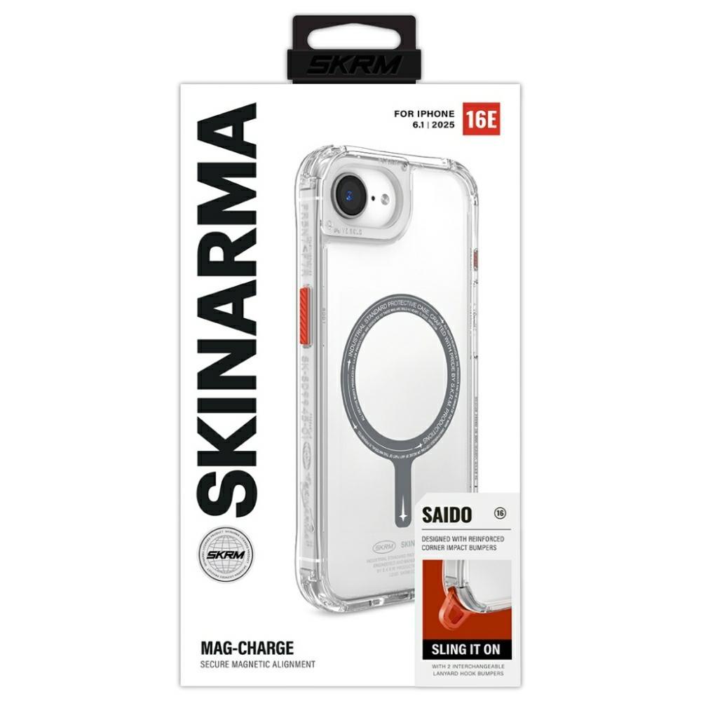 Skinarma Saido Magsafe Case For iPhone 16E Transparent