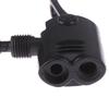 1Pc Bicycle Pump Nozzle Hose Adapter Double/Single Head Pumping Valve Converter