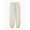 Budhi Mudra Diagonal Jogger Pants  Bone White  B61003apl44 V08 