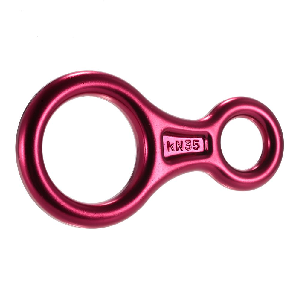 Buy Lixada 35KN Rescue Figure 8 Descender Outdoor O-ring Hook Rappel ...