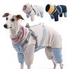 Jumpsuit Dog Pullover Furry Full Coverage for Medium Dogs to Large Dogs for Winter Basic Jumpsuit Four Leg Thick Coat