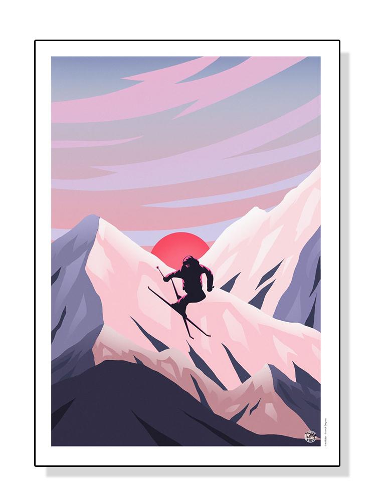 

Скандинавский летний постер с морской волной для серфинга, холст, картина, красочная спортивная Настенная картина для современной гостиной, домашний декор, Cuadros 21x30cm No Frame