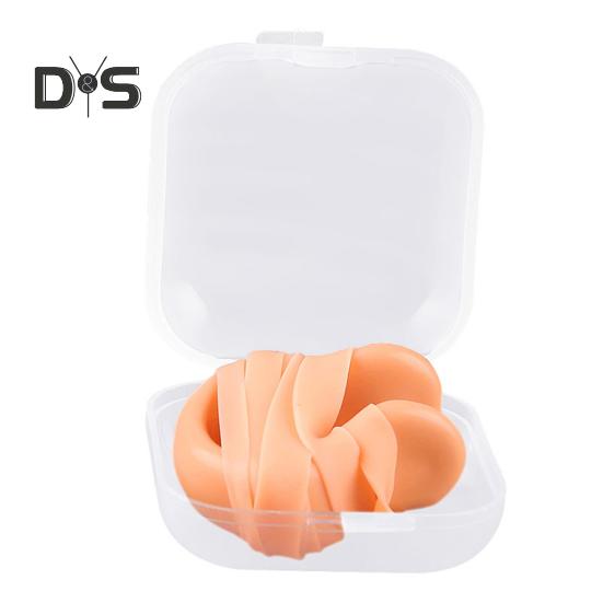 

Унисекс-ремешок для носа, регулируемый зажим для дайвинга с ремешком, водонепроницаемый зажим для носа в бассейне для тренировок по плаванию бежевый