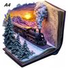 Puzzle Tier Holzpuzzle BASTELN Gehirntrainer Puzzle Spiel Ideal für Kinder Erwachsene Wolf Lernen Holzspielzeug Geschenk Schwierigkeit