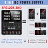 Doppia Alimentazione da Laboratorio NICE-POWER 120V 3A 4 in 1 Alimentazione da Laboratorio Uscita Doppia Indipendente Serie e Parallelo SPS1203-2KD Ingresso AC220V