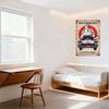 Ghostbusters Vintage Metallblechschild - WEN RUFT IHR AN? ECTO-1 Auto Stay Puft Marshmallow Man Kunstplakette für Heimbar Club Mann C