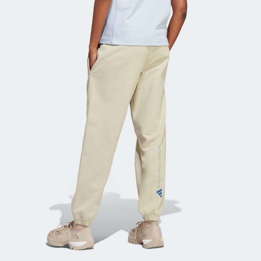 Adidas X Stella McCartney Co-Branded Alphabet Print Elastic Waist Jogger Pants Unisex Bottoms Magic-Yellow-Green IA7722