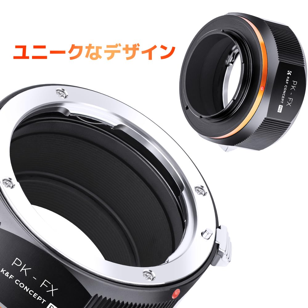Concept Mount Adapter PRO II Pentax K Mount Lens to Fujifilm X Mount Conversion Matte Finish Infinity Focus Manufacturer Direct Store K&F PK-FX