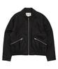 Nowandtomorrow Leather Short Jumper [3 Color]
