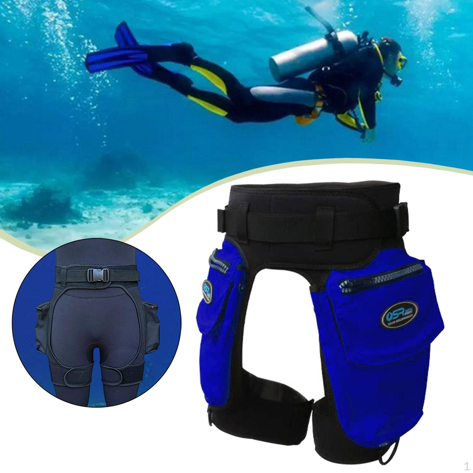 

Diving Shorts for Men Snorkel Practical Adjustable Waist Dive Gear with Pockets High Elastic 3mm синий