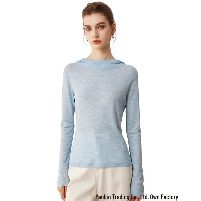 Women's High-Quality Imitation Wool Base Layer Hoodie for Autumn/Winter