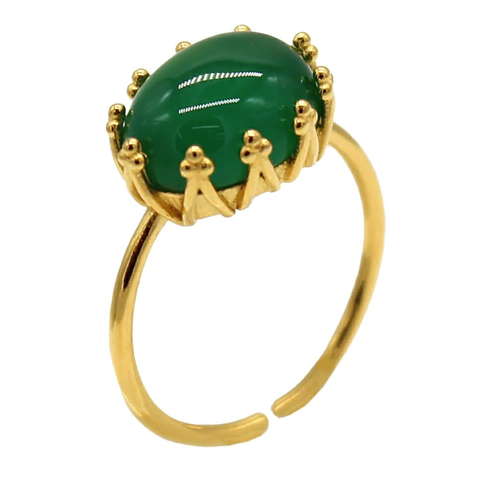 

Shop Free Silver Natural Made in Green Onyx [Jewelry M] Ring, Size, 925, 18KGP, Stone, Crown, Simple, Men s, Women s, Japan, Gold, sv15,