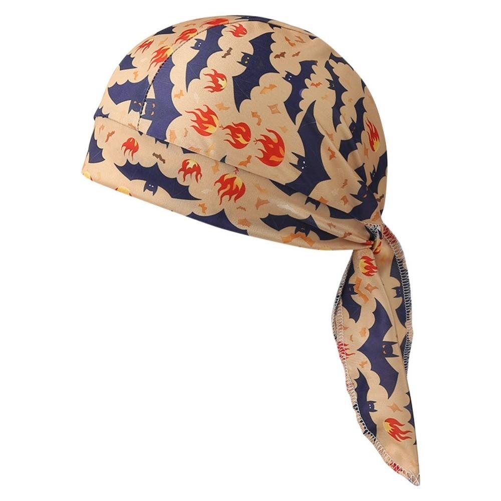 Breathable Bandana Headscarf Paisley Print Pirate Hat Fashion Accessory Cycling Head Wrap  Running
