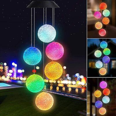 Solar Wind Chimes, Iave Moving Romantic Wind Chimes, Iave Outdoor Hanging Led