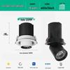 Adjustable Angle Recessed Retractable Spotlight - Anti-Glare Stretch Long Arm Light for Household & Commercial Use
