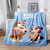Bluey Movie Adventure Blanket Soft Warm Cozy Suitable for Chair Office Chair Picnics All-Season Use Modern Style