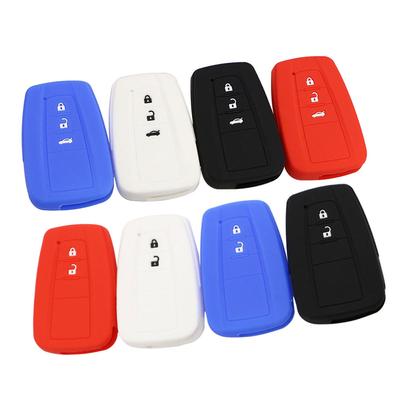 TPU Araba Anahtar Kılıfı Tam Kapak Kabuk Toyota Prius Camry Corolla CHR C-HR RAV4 Land Cruiser Prado Anahtarlık Aksesuarları