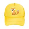 Fox Baseball Cap  Adjustable Hat with Breathable Back Lightweight YK Style Unisex Couple Hat for   Mesh Baseball Cap