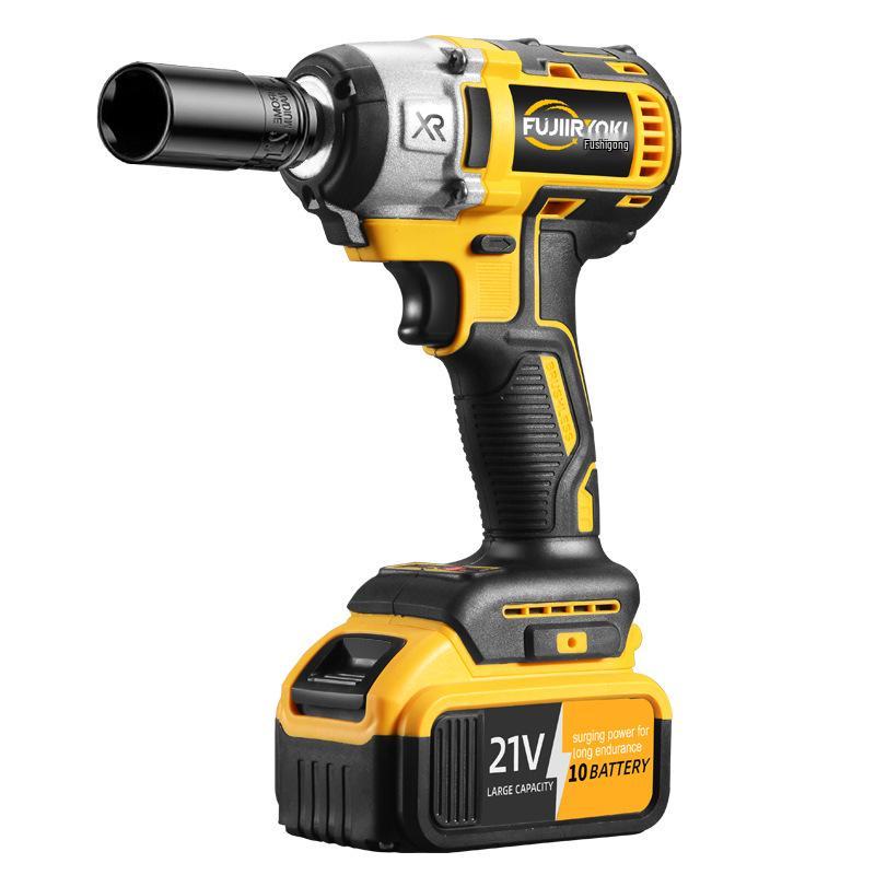 Brushless High Torque Electric Impact Wrench with Lithium Battery for Auto Repair