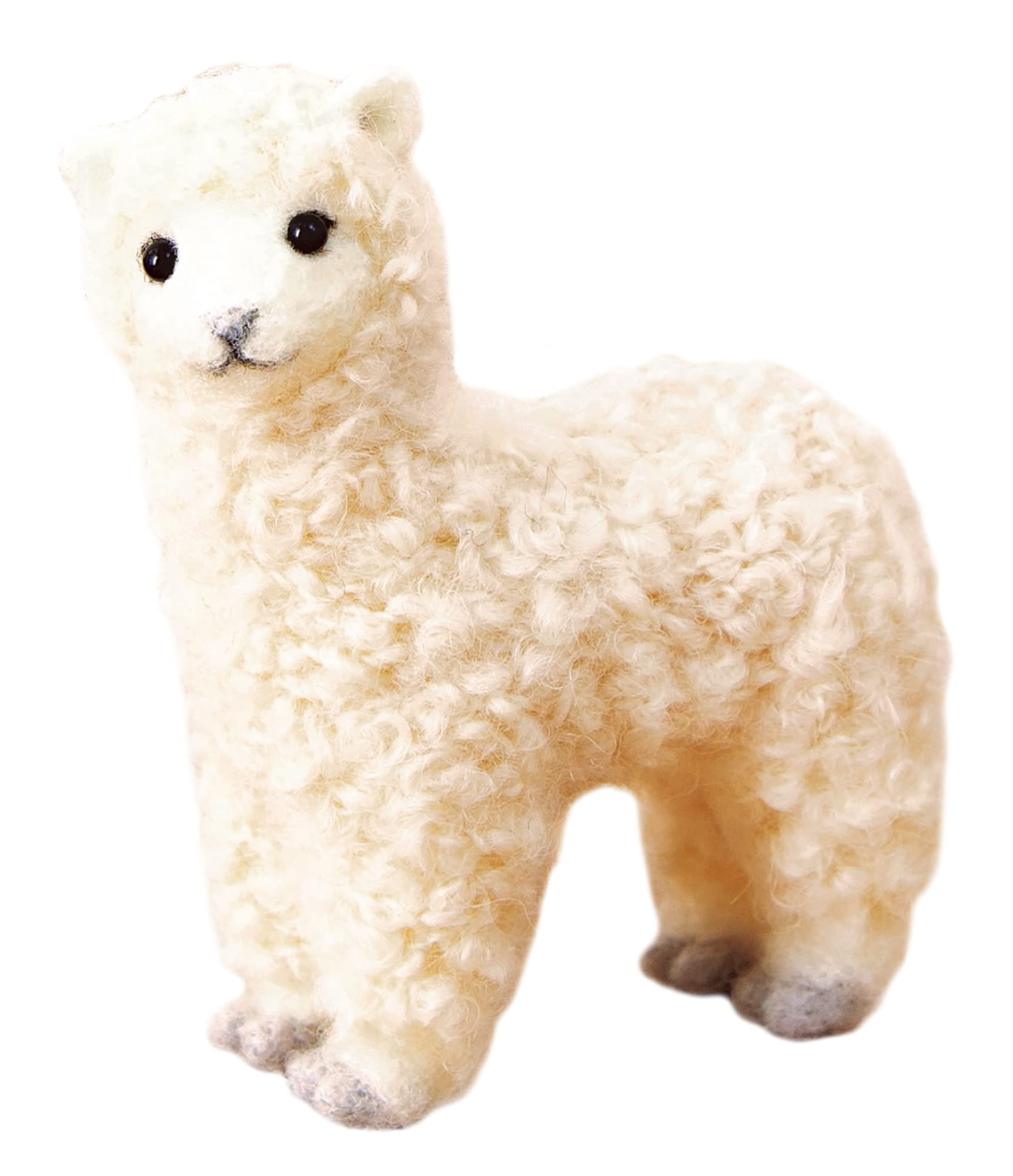 

Hamanaka Wool Sachiko Susa Needle Felted Kit, Design, Animals, Alpaca, H441-610
