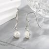Xiaomi BF CLUB 925 Sterling Silver Long Pearl Earrings For Women Trendy Earring Jewelry Prevent Allergy Party Accessories Gift