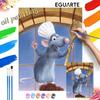 Ratatouille Remy Cooking Paint by Numbers Painting Art Kit Home Decor Gift